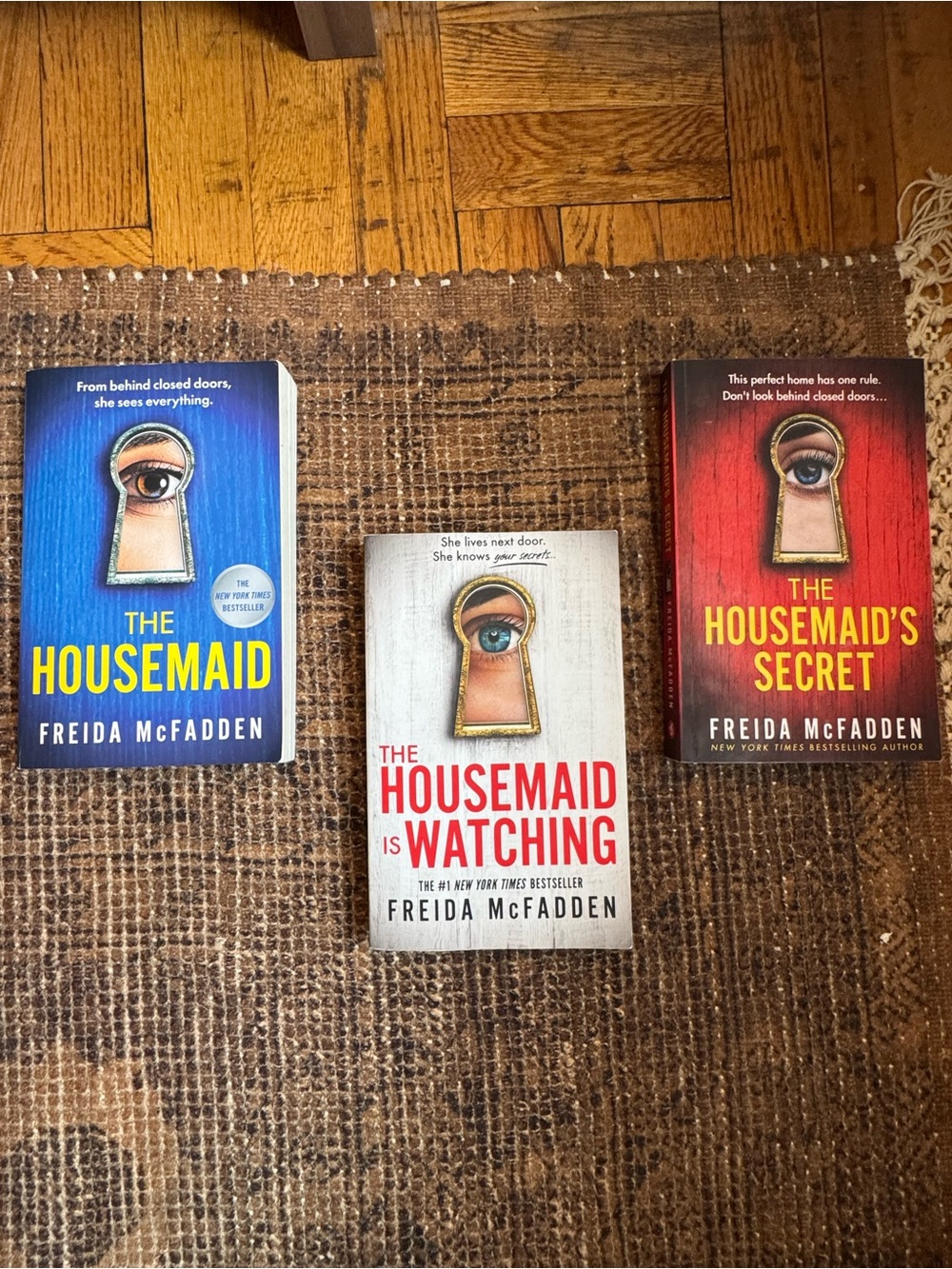 The Housemaid Trilogy Paperback Set — Blue, White & Red Covers